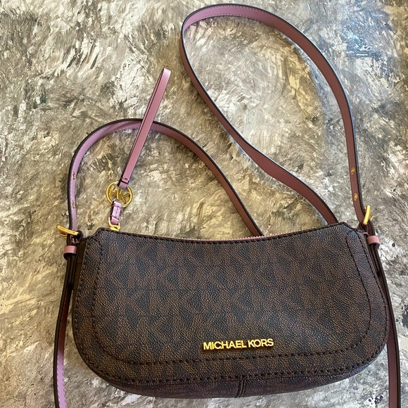 Michael Kors Camden leather shoulder/crossbody bag - Picture 1 of 6